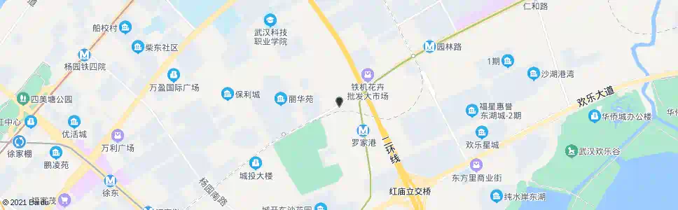 武汉团结大道罗家港_公交站地图_武汉公交_妙搜公交查询2025