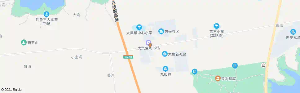 武汉天鹅湖大道大集_公交站地图_武汉公交_妙搜公交查询2025