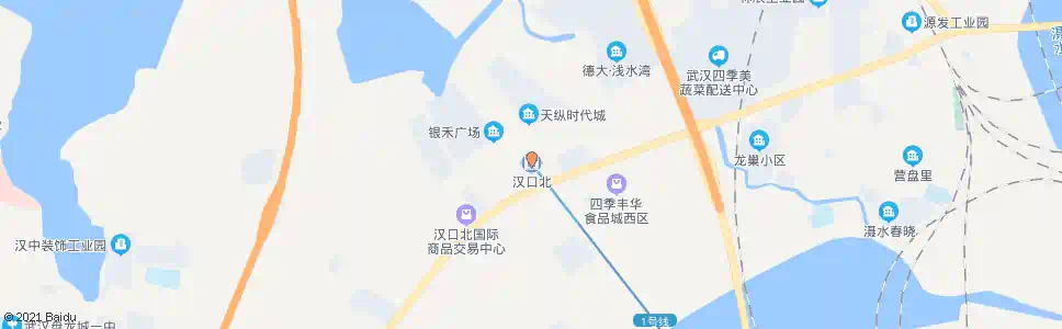 武汉汉口北站_公交站地图_武汉公交_妙搜公交查询2025