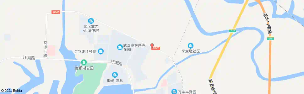 武汉环湖中路李家墩_公交站地图_武汉公交_妙搜公交查询2025