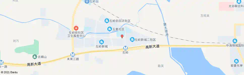 武汉科技二路左岭中学_公交站地图_武汉公交_妙搜公交查询2025