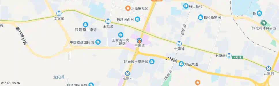 武汉龙阳大道王家湾停车场_公交站地图_武汉公交_妙搜公交查询2025