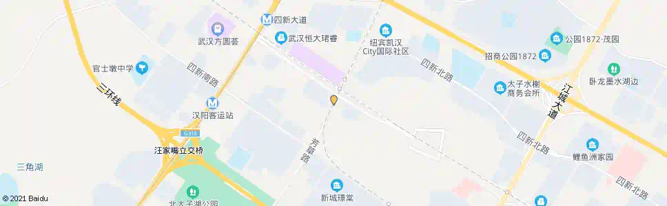 武汉芳草路四新大道口_公交站地图_武汉公交_妙搜公交查询2025