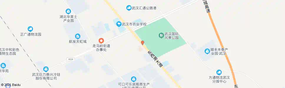 武汉东西湖大道走马岭卫生院_公交站地图_武汉公交_妙搜公交查询2025