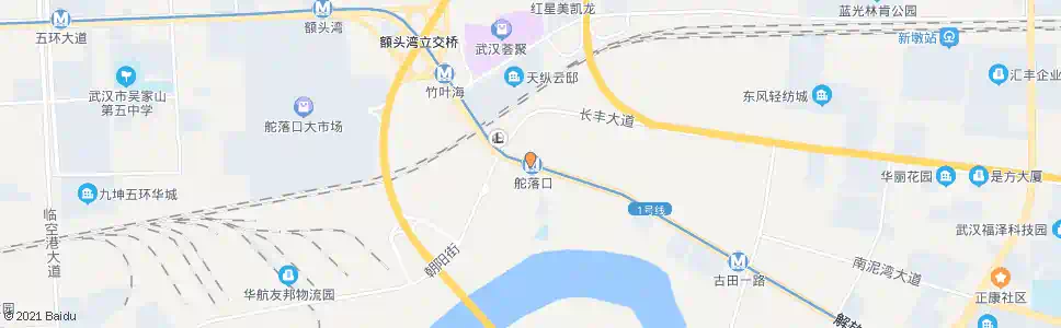 武汉工农路舵落口_公交站地图_武汉公交_妙搜公交查询2025