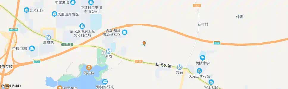 武汉汉新街新农医院_公交站地图_武汉公交_妙搜公交查询2025