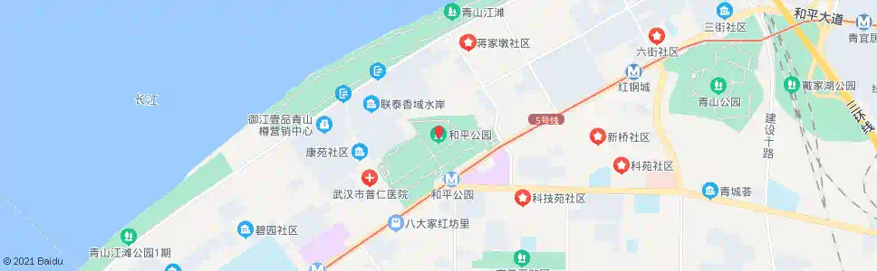 武汉临江大道和平公园_公交站地图_武汉公交_妙搜公交查询2025