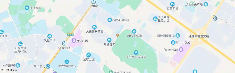 武汉芳草路新民路_公交站地图_武汉公交_妙搜公交查询2025