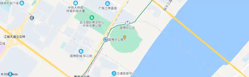 武汉国际博览中心公交停车场_公交站地图_武汉公交_妙搜公交查询2025