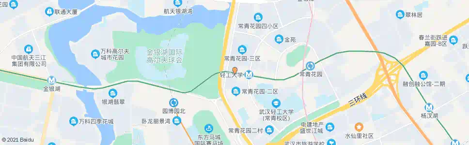 武汉花园中路地铁轻工业大学站_公交站地图_武汉公交_妙搜公交查询2025