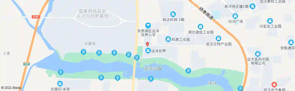 武汉径河路远洋世界_公交站地图_武汉公交_妙搜公交查询2025