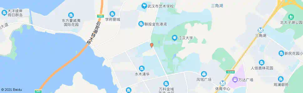 武汉博学路中铁设计院_公交站地图_武汉公交_妙搜公交查询2025