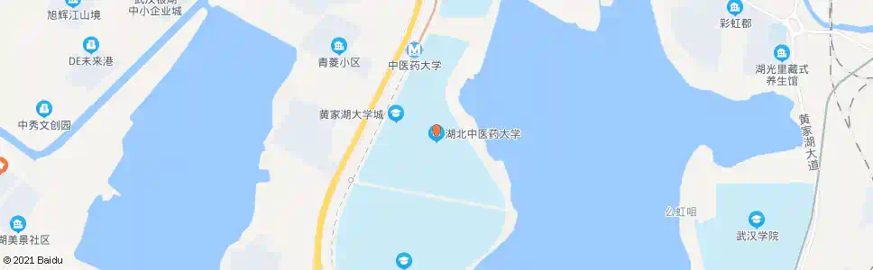 武汉黄家湖西路中医药大学_公交站地图_武汉公交_妙搜公交查询2025