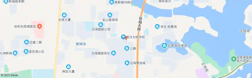 武汉沿海北大附中_公交站地图_武汉公交_妙搜公交查询2025