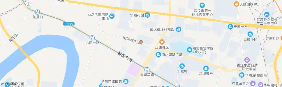 武汉南泥湾大道丰茂路_公交站地图_武汉公交_妙搜公交查询2025