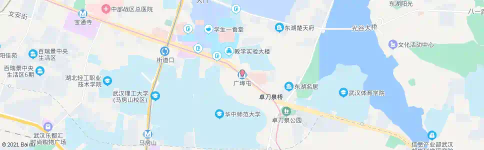 武汉广埠屯站_公交站地图_武汉公交_妙搜公交查询2025