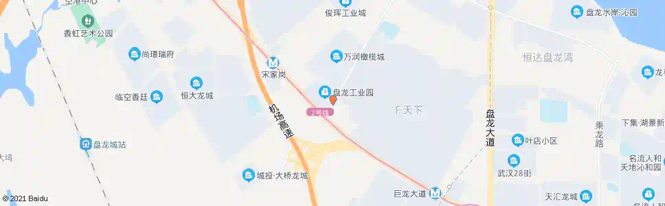 武汉宋岗一路巨龙大道口_公交站地图_武汉公交_妙搜公交查询2025