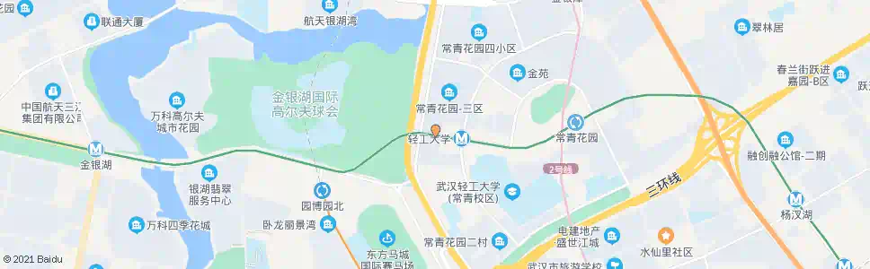 武汉花园中路地铁轻工大学站_公交站地图_武汉公交_妙搜公交查询2025