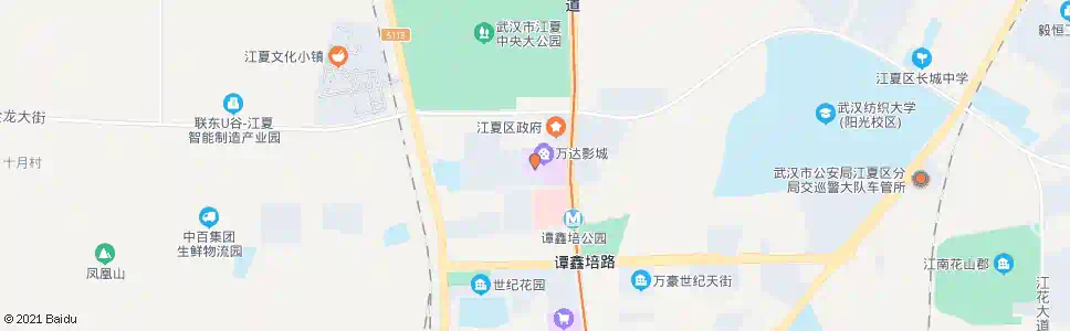 武汉古驿北路联投广场_公交站地图_武汉公交_妙搜公交查询2025