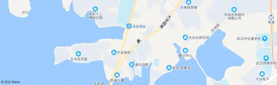 武汉大学园路南泥湾_公交站地图_武汉公交_妙搜公交查询2025
