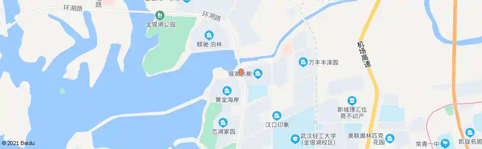 武汉环湖路银湖水榭_公交站地图_武汉公交_妙搜公交查询2025
