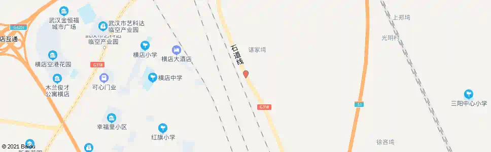 武汉318国道大通道口_公交站地图_武汉公交_妙搜公交查询2025