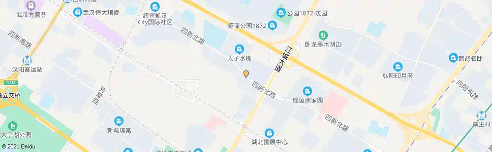 武汉梅林西路四新北路_公交站地图_武汉公交_妙搜公交查询2025