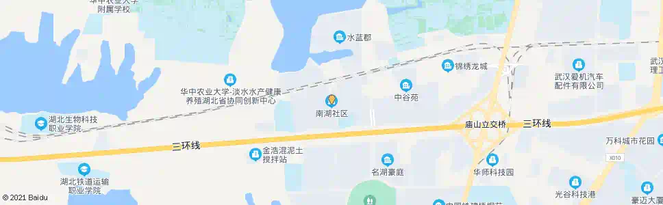 武汉南湖社区_公交站地图_武汉公交_妙搜公交查询2025