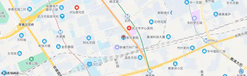 武汉旧新华家园_公交站地图_武汉公交_妙搜公交查询2025