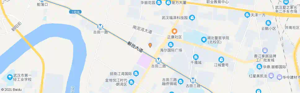 武汉旧古二解放_公交站地图_武汉公交_妙搜公交查询2025