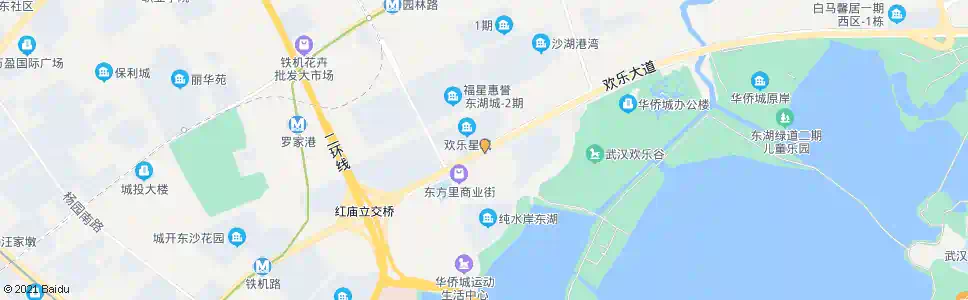 武汉欢乐大道危家湾_公交站地图_武汉公交_妙搜公交查询2025