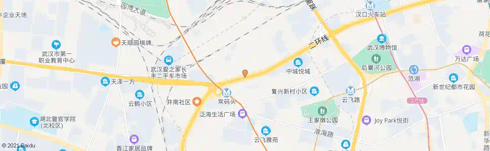 武汉常码头公交停车场_公交站地图_武汉公交_妙搜公交查询2025