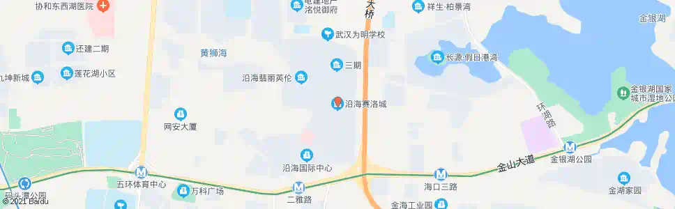 武汉沿海赛洛城中站_公交站地图_武汉公交_妙搜公交查询2025