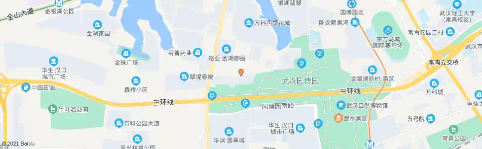 武汉金银湖南街金银湖东二路_公交站地图_武汉公交_妙搜公交查询2025