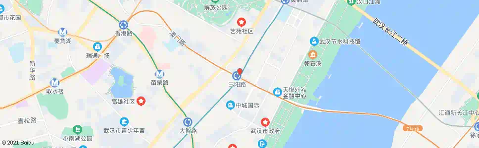 武汉三阳路站_公交站地图_武汉公交_妙搜公交查询2025