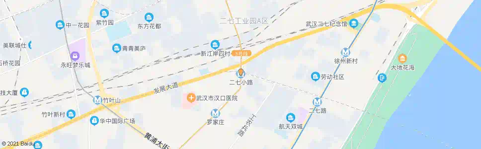 武汉二七小路站_公交站地图_武汉公交_妙搜公交查询2025