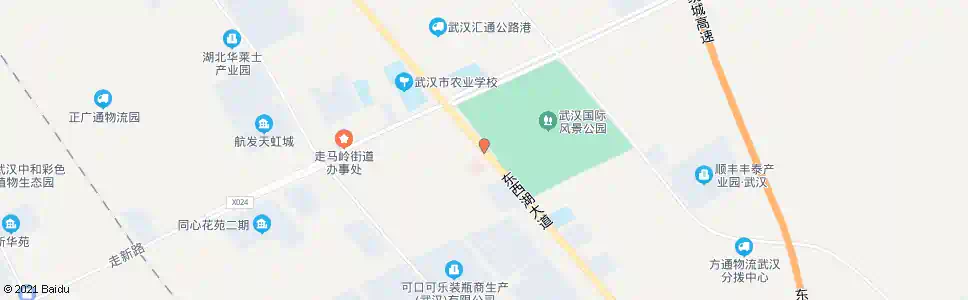 武汉东西湖大道走马岭_公交站地图_武汉公交_妙搜公交查询2025