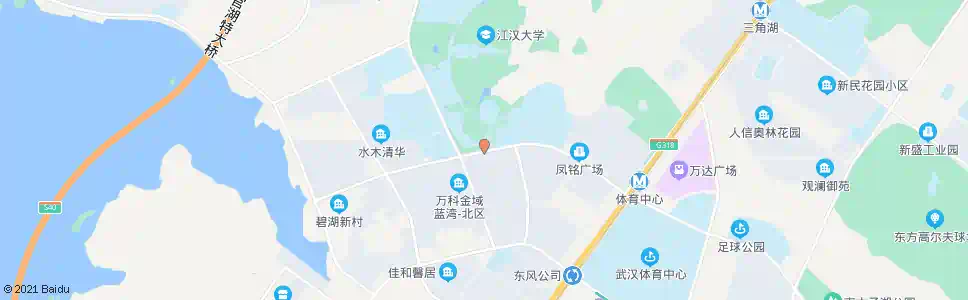 武汉三角湖路泰合百花园_公交站地图_武汉公交_妙搜公交查询2025