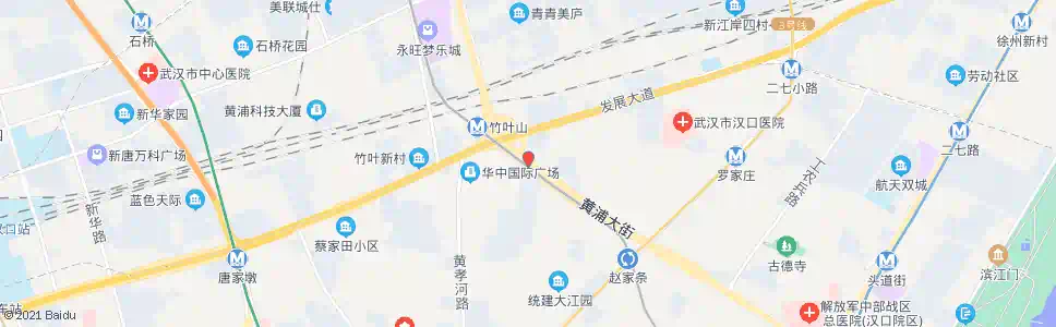 武汉黄浦大街发展大道_公交站地图_武汉公交_妙搜公交查询2025