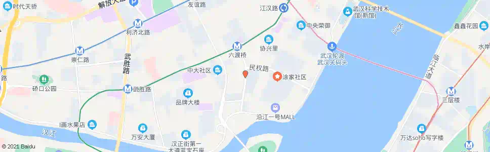 武汉民族路三民路口_公交站地图_武汉公交_妙搜公交查询2025