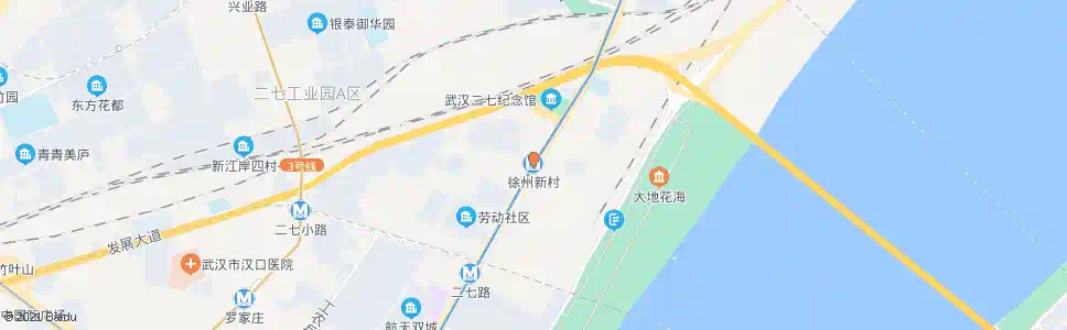武汉解放大道徐洲新村_公交站地图_武汉公交_妙搜公交查询2025