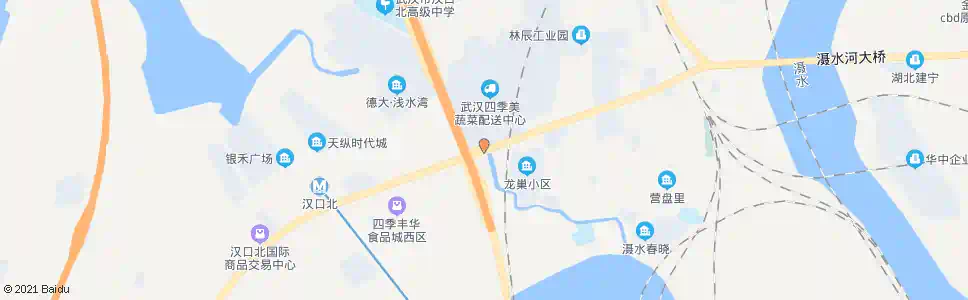 武汉汉口北大道农贸城_公交站地图_武汉公交_妙搜公交查询2025