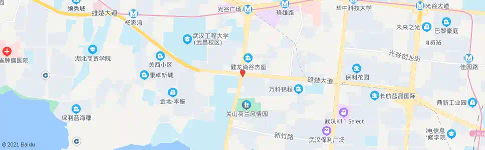 武汉雄楚大道民族大道口_公交站地图_武汉公交_妙搜公交查询2025