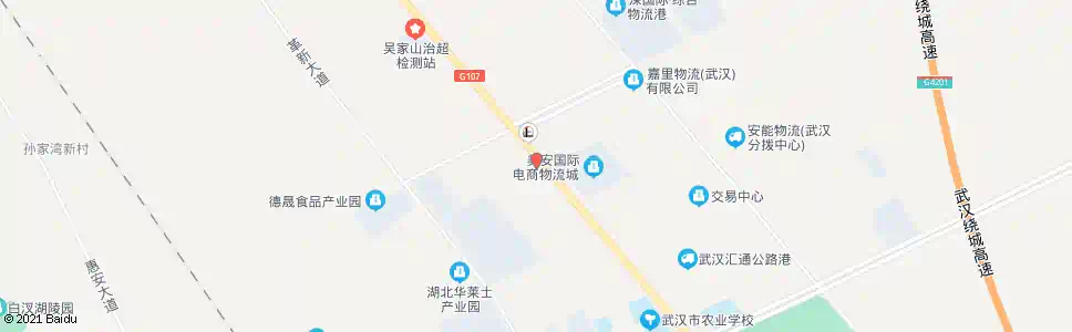 武汉东西湖大道汉湖村_公交站地图_武汉公交_妙搜公交查询2025