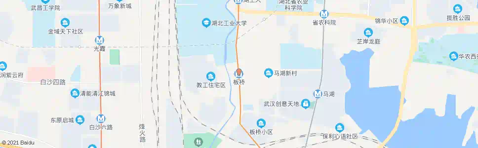武汉南李路板桥_公交站地图_武汉公交_妙搜公交查询2025