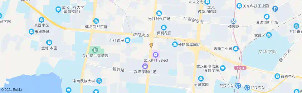 武汉关山大道湖电社区_公交站地图_武汉公交_妙搜公交查询2025