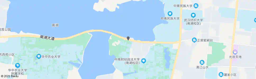 武汉南湖大道绣球山_公交站地图_武汉公交_妙搜公交查询2025