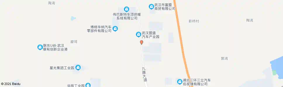 武汉九康路常富北路口_公交站地图_武汉公交_妙搜公交查询2025
