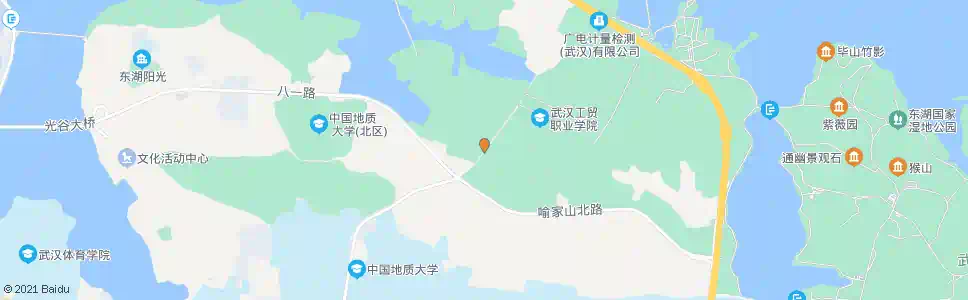 武汉鲁磨路毕阁山_公交站地图_武汉公交_妙搜公交查询2025