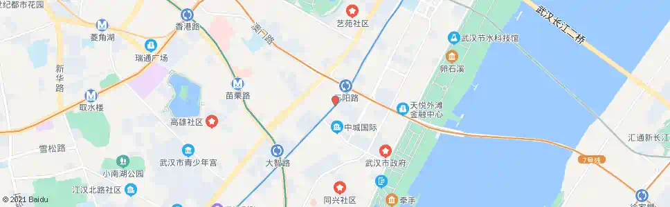 武汉京汉大道公安路_公交站地图_武汉公交_妙搜公交查询2025